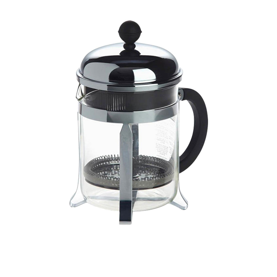 Bodum Chambord 17oz press front view, classic design for rich coffee at home.