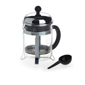 Bodum Chambord borosilicate glass beaker, heat-resistant and dishwasher safe.