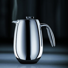 Bodum Columbia Thermal French Press safety lid prevents spills during serving