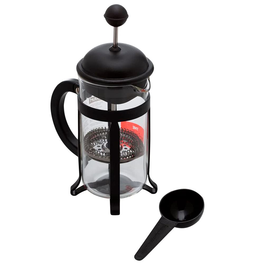Bodum Java French Press front view highlights elegant design for rich, full-bodied coffee.