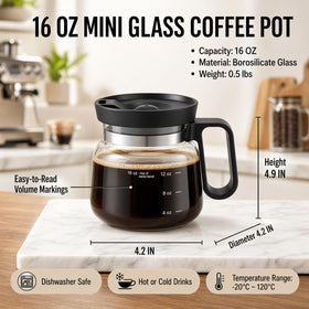Bohodiy dishwasher-safe coffee pot mug simplifies daily cleaning.