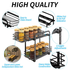 BOIVSHI rust-proof metal frame ensures long-lasting kitchen use.