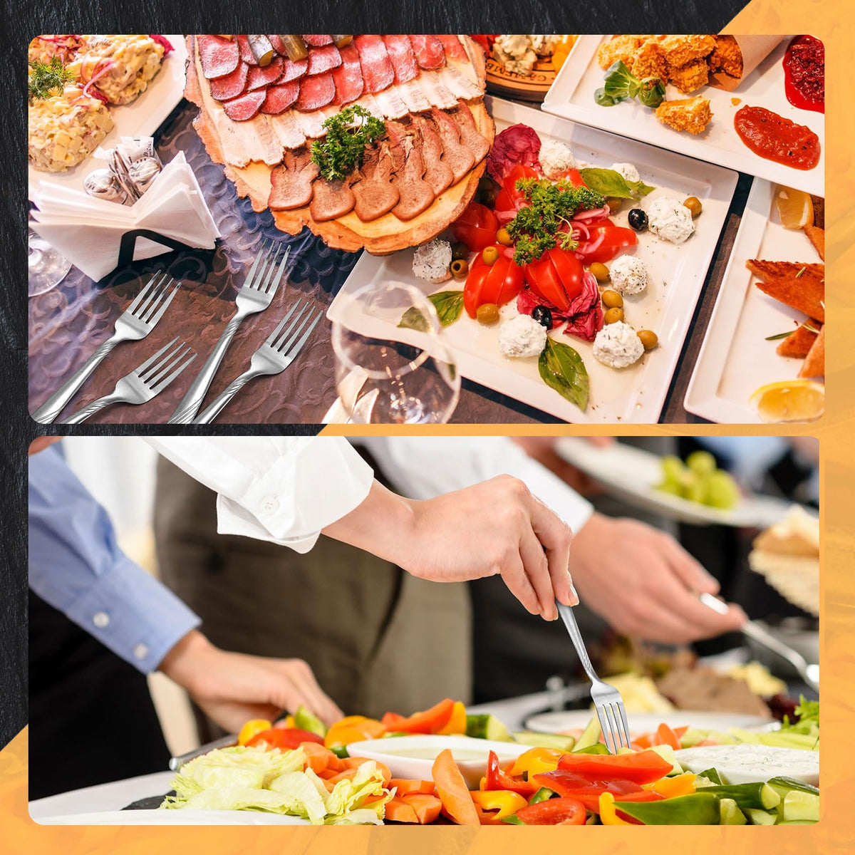 Bokon bulk forks for homes, restaurants, and events.