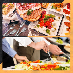 Bokon bulk forks for homes, restaurants, and events.