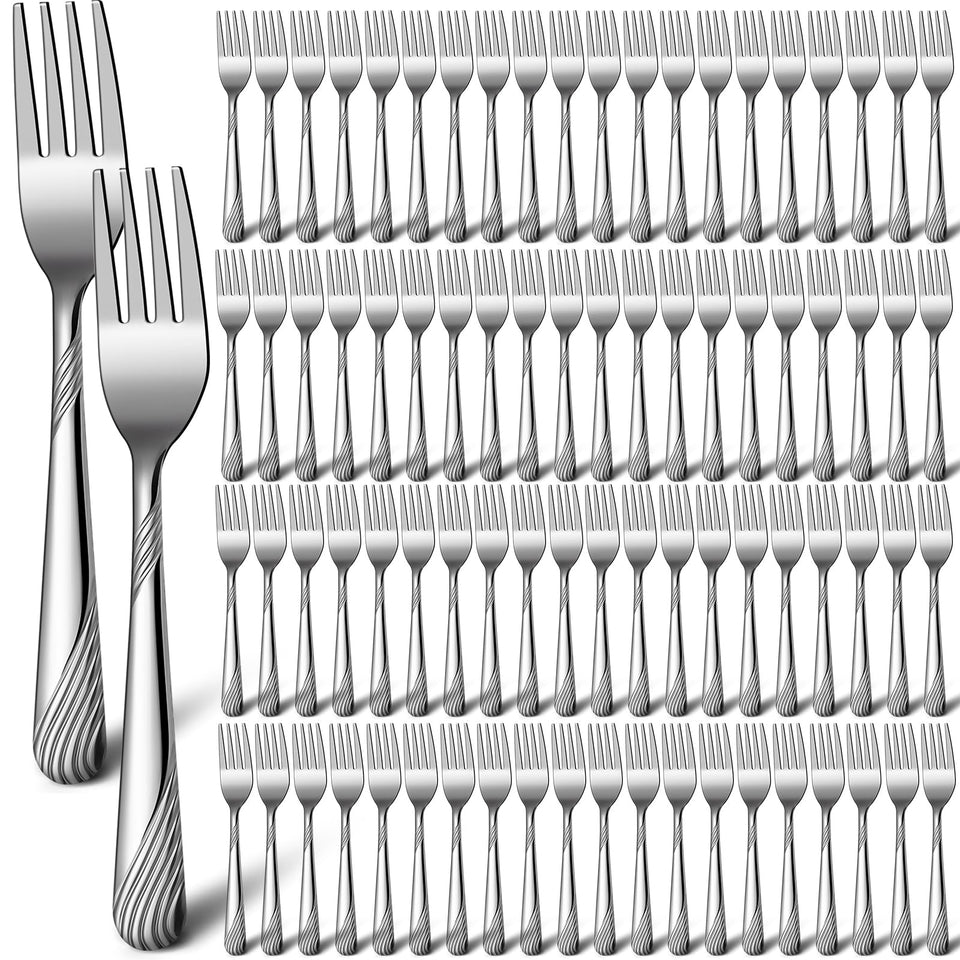 Bokon dinner forks 6.9-inch bulk pack for daily meals.