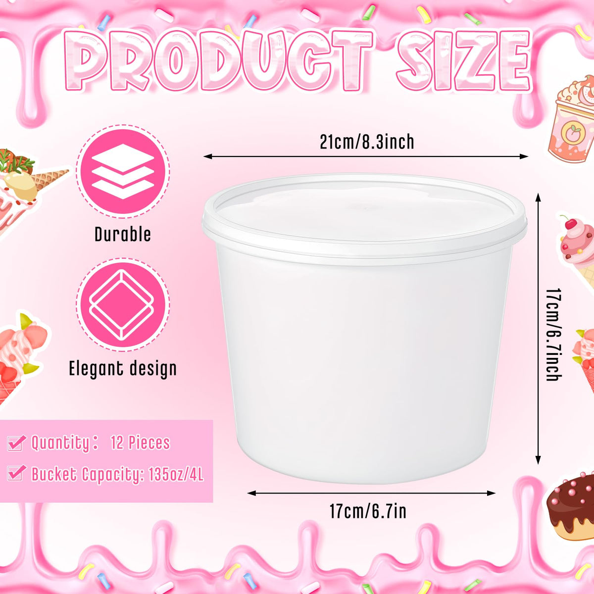 Bokon gallon plastic containers close-up highlights durable material and smooth surface.
