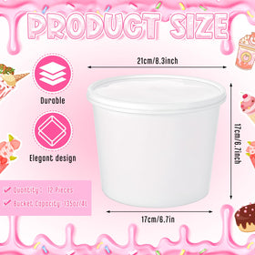 Bokon gallon plastic containers close-up highlights durable material and smooth surface.