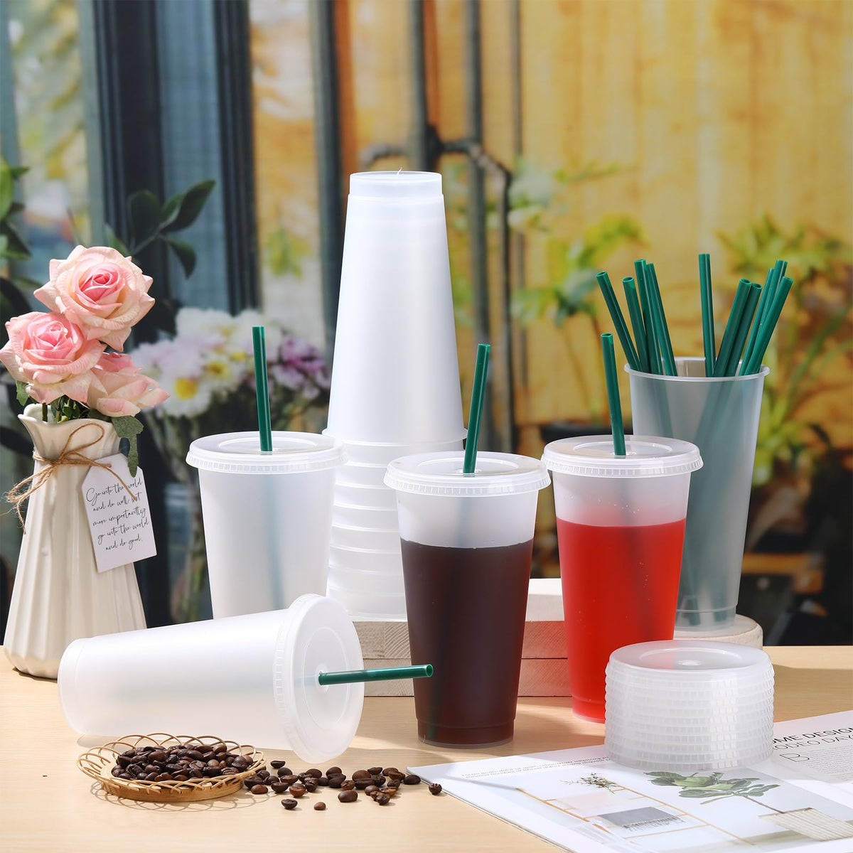 Bokon leak-proof cap for the 24 oz tumbler keeps beverages secure
