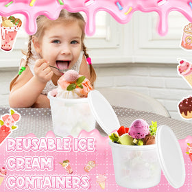 Bokon stackable design saves freezer space and aids organization.