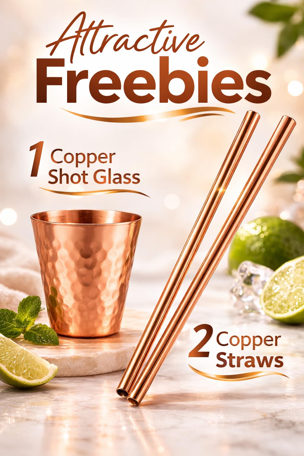 Bold and Divine dishwasher-safe copper mug simplifies cleanup.
