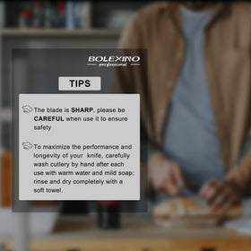 BOLEXINO dishwasher-safe design for easy cleanup after slicing