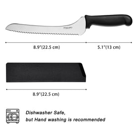 BOLEXINO high carbon stainless steel resists rust and maintains edge.