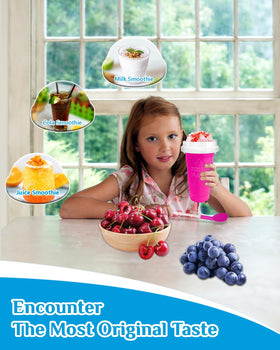 Bollove Slushie Cup DIY slushy maker for customizable frozen treats.