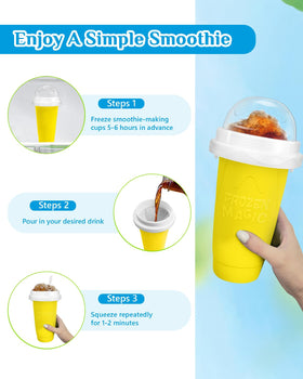 Bollove Slushie Cup ideal for milk or ice cream desserts.