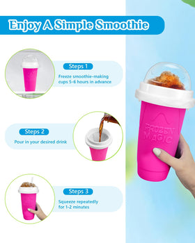 Bollove Slushie Cup portable design for picnics and school days.