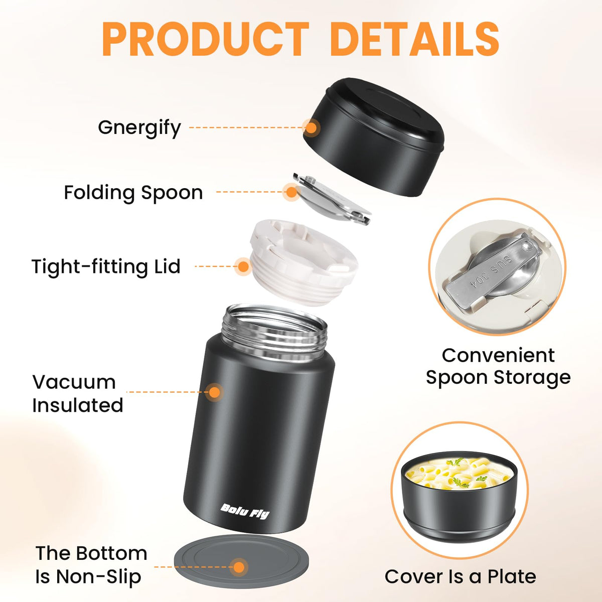 Bolu Fly perfect for picnics, travel, and work meals.