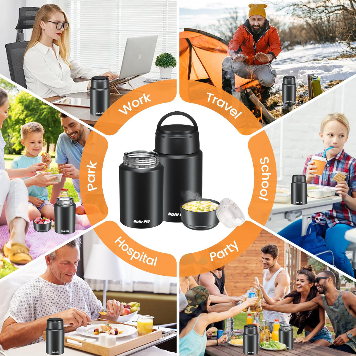 Bolu Fly eighteen-point-five-ounce thermos is compact for lunches and easy to clean.