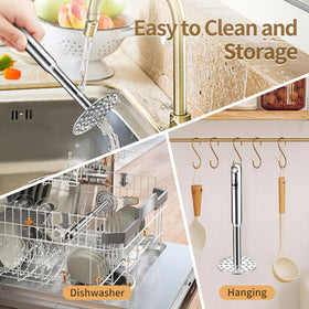 BOMANSI BOMS thickened-plate masher provides sturdy mashing without bending.