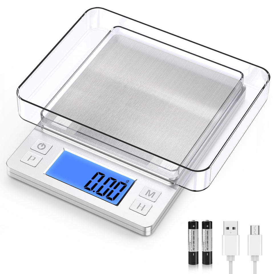 BOMATA 0.01g small digital scale with precision display for jewelry weighing