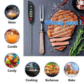 BOMATA 5-inch food-safe stainless steel probe for versatile cooking.