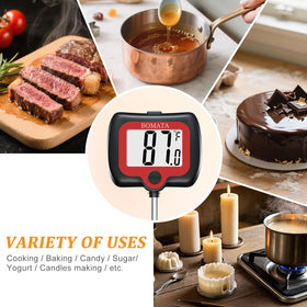 BOMATA battery-included thermometer ready for use.