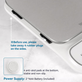 BOMATA compact digital scale fits small kitchens