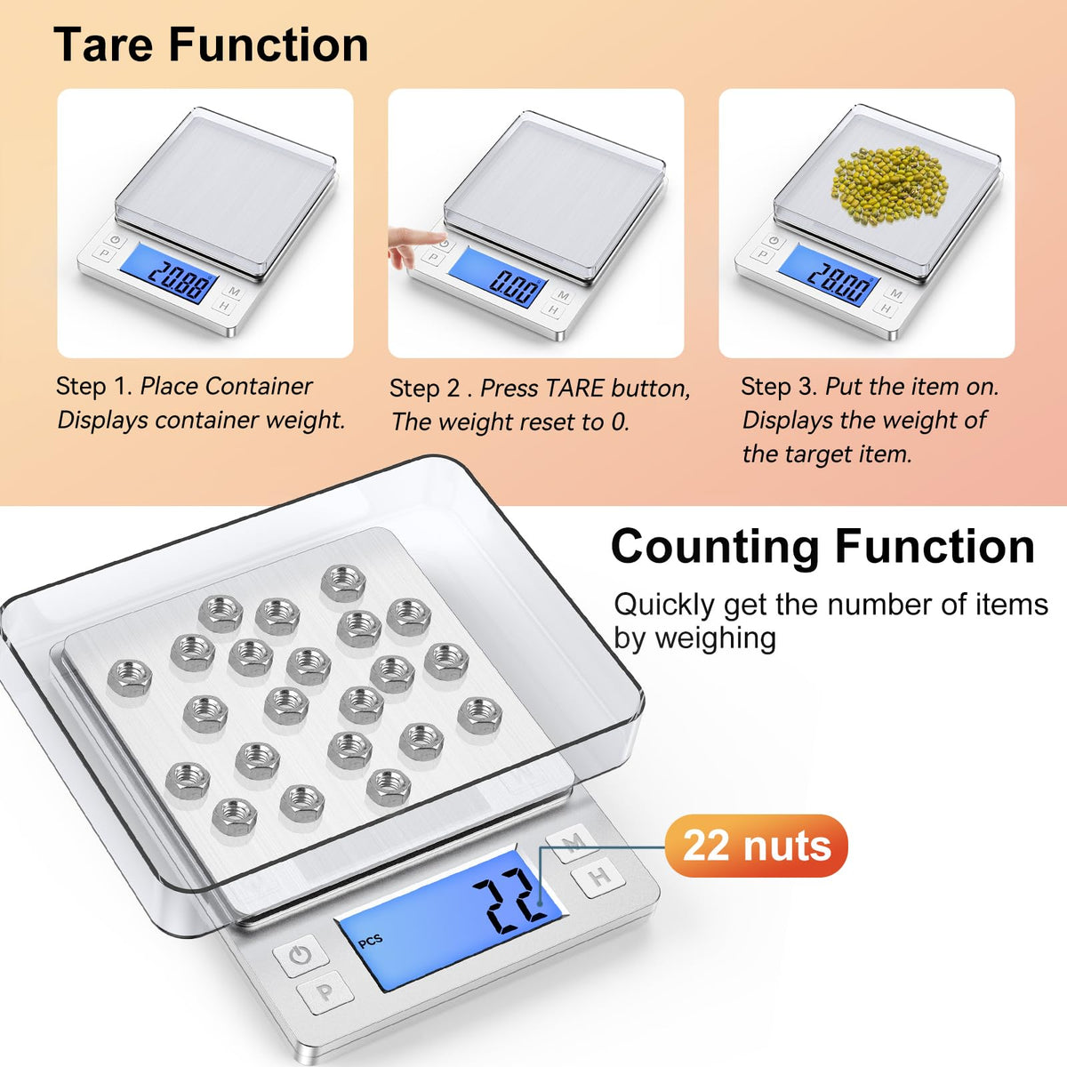 BOMATA dual power options for USB or battery use