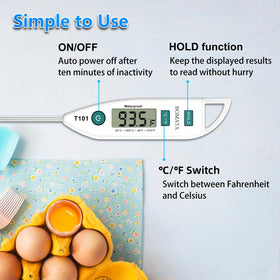 BOMATA thermometer in BBQ use measuring grilled meat temperature