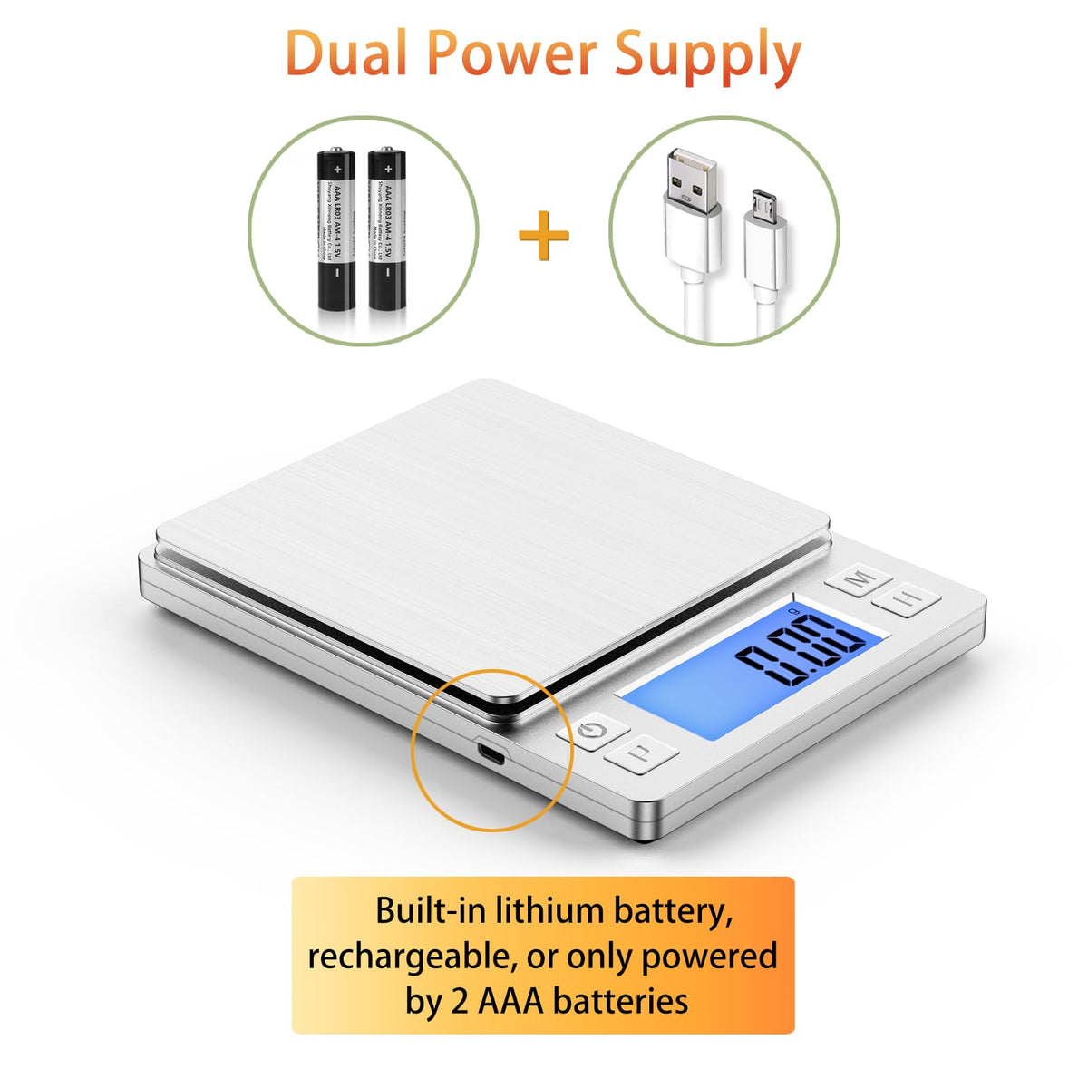 BOMATA larger backlit LCD improves readability in dim light