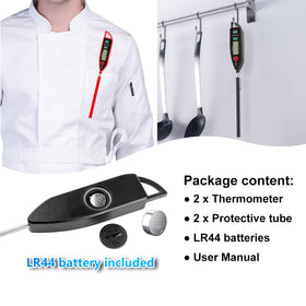 BOMATA thermometer with Fahrenheit-Celsius toggle for versatility