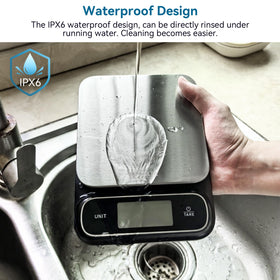 BOMATA 0.1 g precision for precise ingredient measurement.