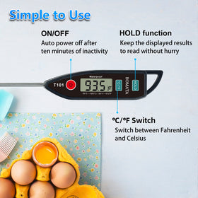 BOMATA sheath with pocket clip keeps the probe safe and portable.