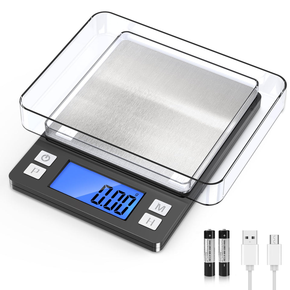 BOMATA upgraded small digital scale with compact design for easy, precise weighing.