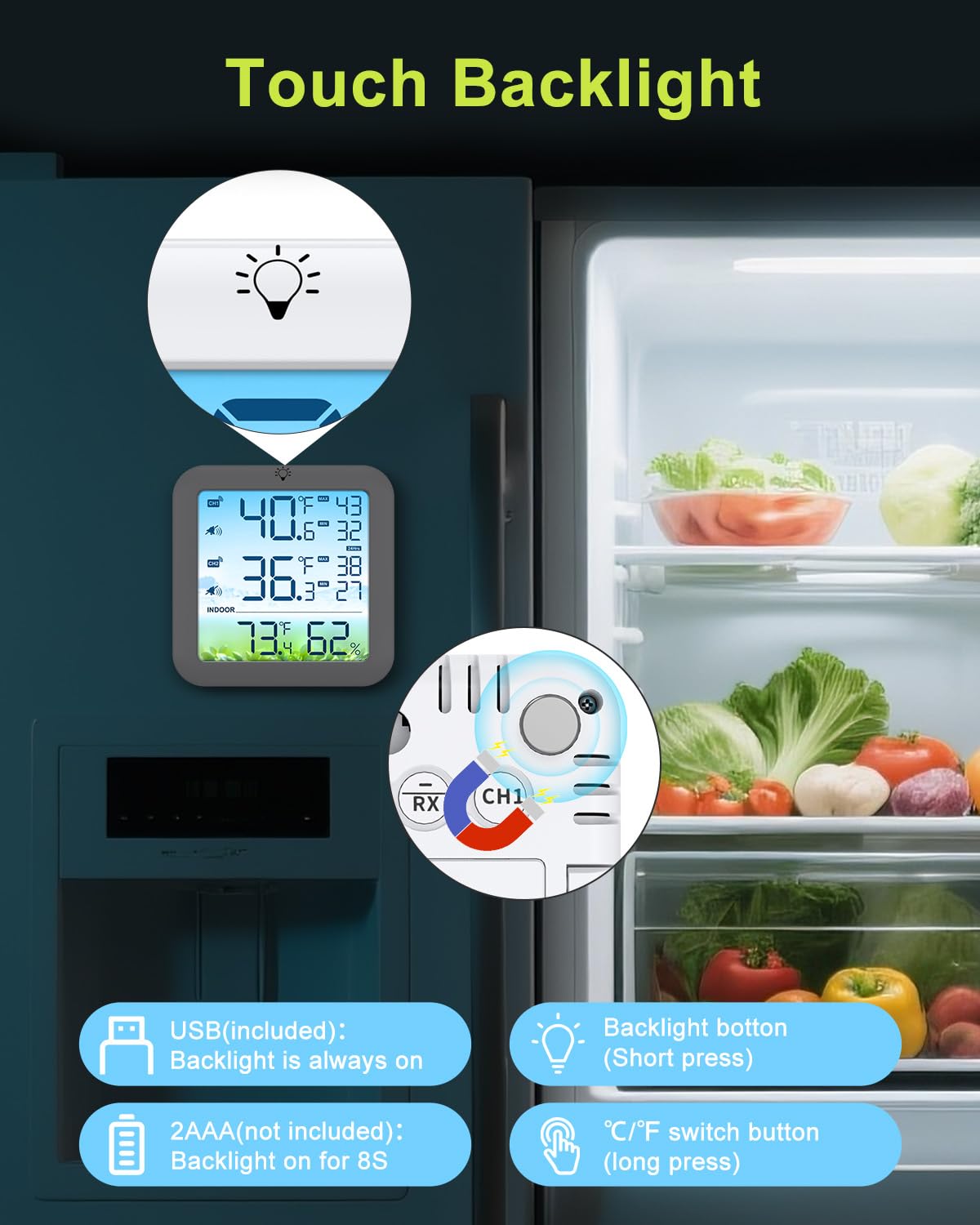 Bomivoi thermometer provides reliable readings up to 328 feet.
