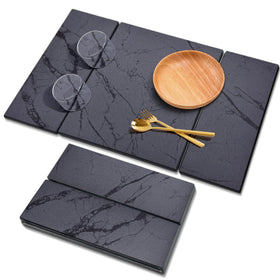 BOMOKS large stone drying mat on kitchen counter absorbing water quickly