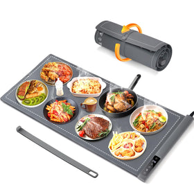 BOMOVA warming mat for food extra-large 36x16 keeps buffet dishes warm for hours