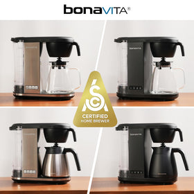 Bonavita Enthusiast bloom feature enhances preinfusion for richer flavor.