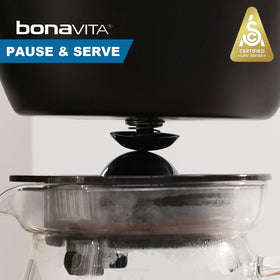 Bonavita Enthusiast wide showerhead delivers even extraction for balanced brews.