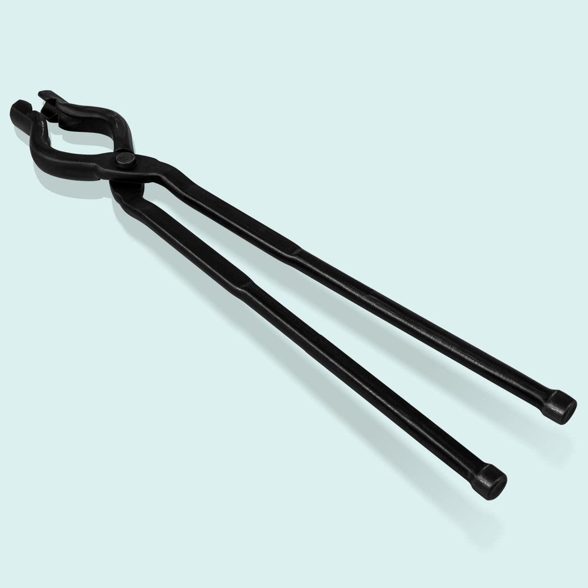 Bonbo tongs accommodate 7-16 to 1-inch square stock.
