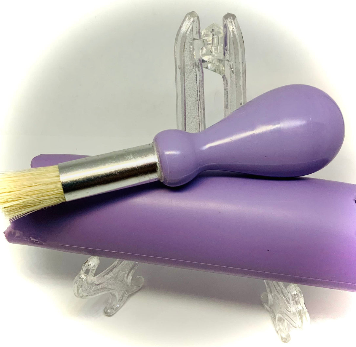 BonCera purple embossed design adds kitchen style and display