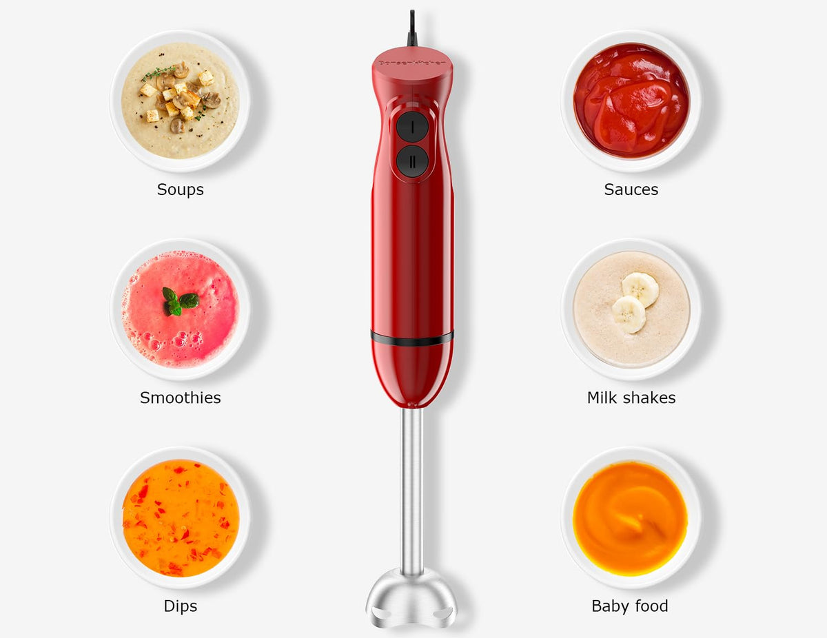 Bonsenkitchen 300W motor delivers quick blending for soups
