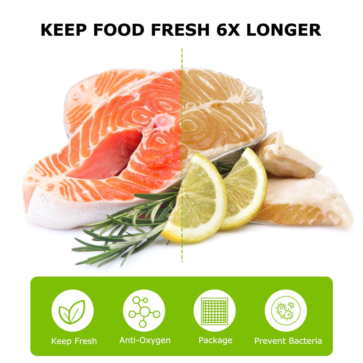Bonsenkitchen four mil thick bag for durable sealing.