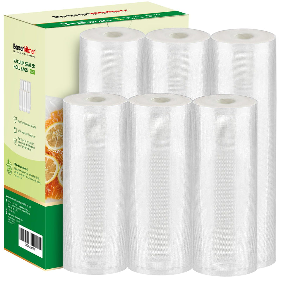 Bonsenkitchen color box keeps vacuum bag rolls organized and protected