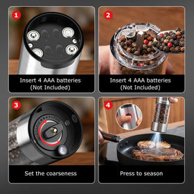 Bonsenkitchen battery-powered cordless design for portable use anywhere