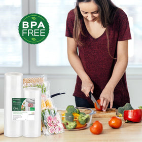 Bonsenkitchen BPA-free PA+PE material keeps foods safe.