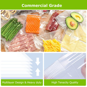 Bonsenkitchen BPA-free 4mil sealer bags support safe freezing and reheating.