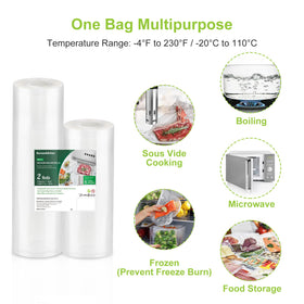 Bonsenkitchen commercial-grade bags with deeper air passages for strong seals.