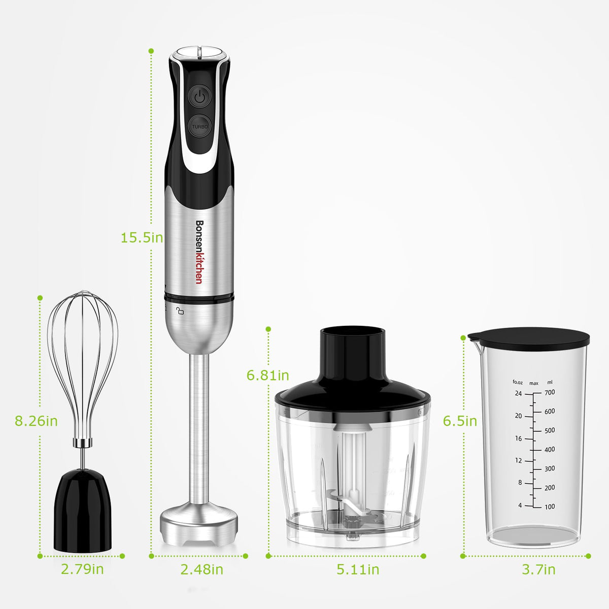Bonsenkitchen compact design fits neatly in any kitchen drawer.
