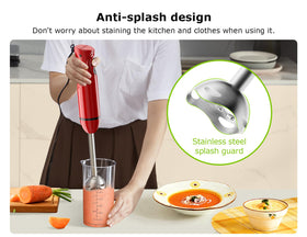 Bonsenkitchen detachable attachments swap quickly for various tasks