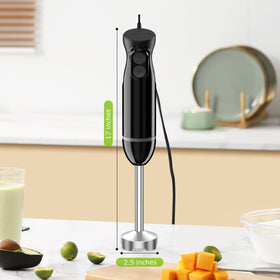 Bonsenkitchen hand blender easy-clean-function simplifies maintenance.